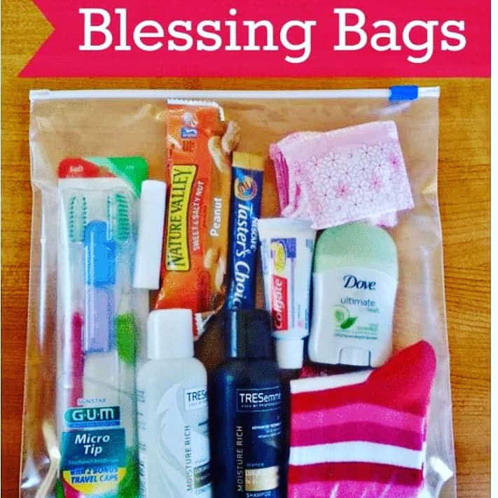 HOW TO MAKE BLESSING BAGS FOR THE HOMELESS - For All Is Through Him